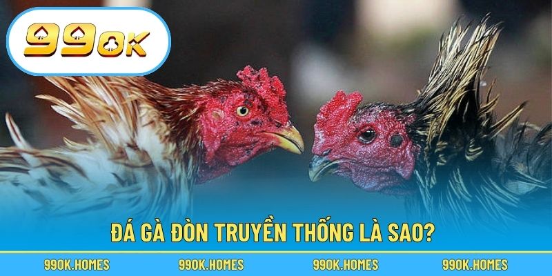 Đá gà đòn truyền thống là sao?