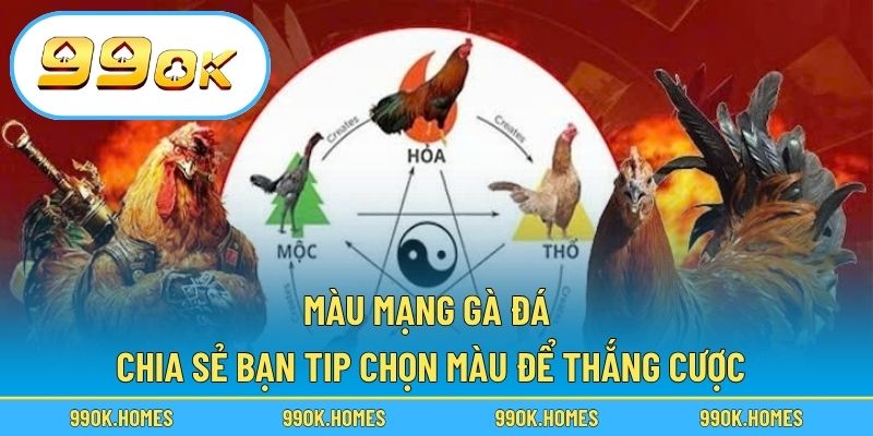 Màu Mạng Gà Đá – Chia Sẻ Bạn Tip Chọn Màu Để Thắng Cược